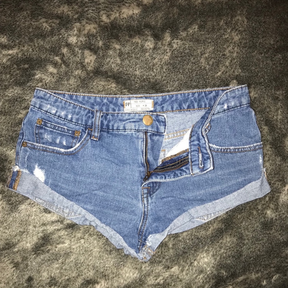 Free People low rise shorts